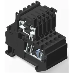 Terminal block, quick connection, 0.2-16 mm², 1 pole, 65 A, 8 kV, gray, 2271592-1