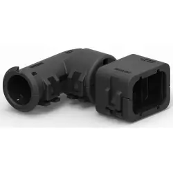 Plug end housing, for sealed connector, 2302483-1