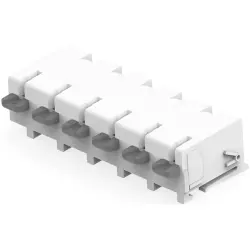 PCB terminal, 6 pole, pitch 8 mm, AWG 24-18, 5 A, push-in, natural, 2318582-6