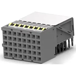 Female connector, 40 pole, pitch 2 mm, angled, 2336682-1