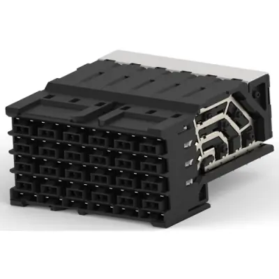 Female connector, 48 pole, pitch 3.9 mm, angled, 2356429-1 - 1