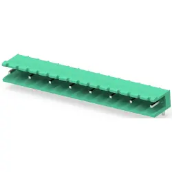 PCB terminal, 8 pole, pitch 10 mm, AWG 30-12, 15 A, pin, green, 282817-8