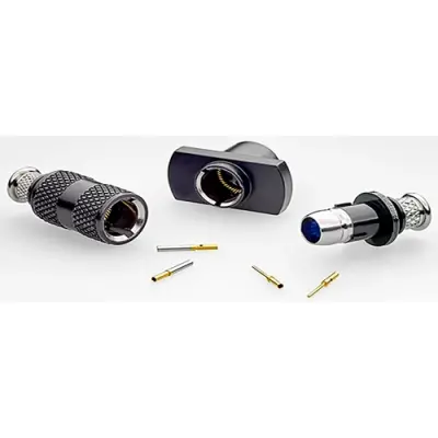 Circular connector, 6 pole, crimp connection, straight, 2828420-1 - 1