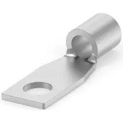 Uninsulated rectangular contact tab with hole, 3.0-5.2 mm², AWG 12 to 10, 4.34 mm, M4, 331269