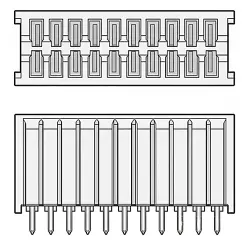 Card connector, 338030-2