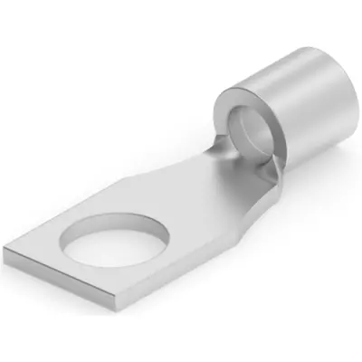 Uninsulated rectangular contact tab with hole, 1.04-2.62 mm², AWG 16 to 14, 4.34 mm, M4, 35278 - 1