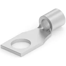 Uninsulated rectangular contact tab with hole, 1.04-2.62 mm², AWG 16 to 14, 4.34 mm, M4, 35278