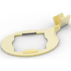 Uninsulated ring cable lug, 0.517-1.3 mm², AWG 20 to 16, 9.86 mm, 505017-1