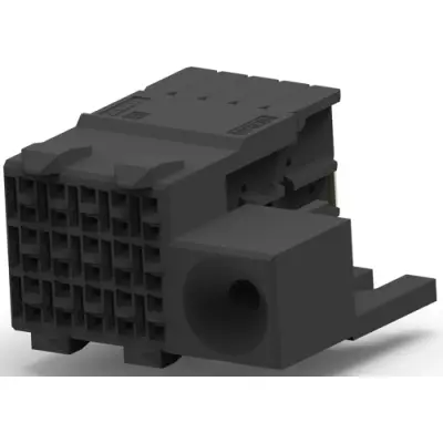 Female connector, 30 pole, pitch 2.5 mm, angled, 5120788-1 - 1