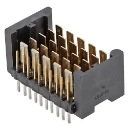 Female connector, 50 pole, pitch 2 mm, angled, 5120794-1