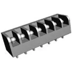 PCB terminal, 7 pole, AWG 30-16, 10 A, screw connection, black, 5-1437646-4