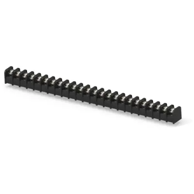 PCB terminal, 24 pole, AWG 22-12, 20 A, screw connection, black, 5-1437664-7 - 1