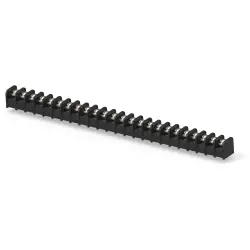 PCB terminal, 24 pole, AWG 22-12, 20 A, screw connection, black, 5-1437664-7