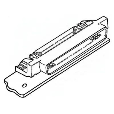 D-Sub plug, 30 pole, angled, solder pin, 5174217-1 - 1