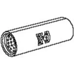 Butt connector, uninsulated, 5.0 mm², AWG 12 to 10, 30.3 mm, 51826