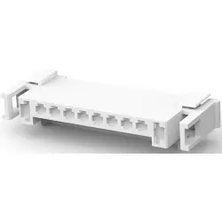 Insulating grommet, 10 pole, PA, UL 94V-2, natural, 521986-2