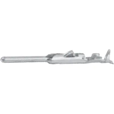 Pin contact, 0.5-1.5 mm², AWG 20-16, crimp connection, silver-plated, VN01 016 0004 1, package with 100 pieces - 1