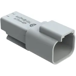Housing, connector, pin, male, 2 pole, AT04-2P