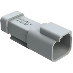 Housing, connector, pin, male, 2 pole, AT04-2P-MM01