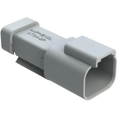 Housing, connector, pin, male, 2 pole, AT04-2P-MM01 - 1