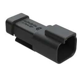 Housing, connector, pin, male, 2 pole, AT04-2P-P060