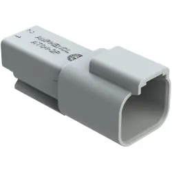 Housing, connector, pin, male, 2 pole, AT04-2P-RD01