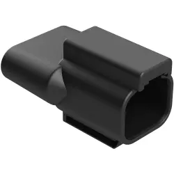 Housing, connector, pin, male, 2 pole, with diode,AT04-2P-RT01