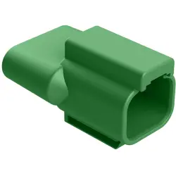 Housing, connector, pin, male, 2 pole, with diode,AT04-2P-RT06