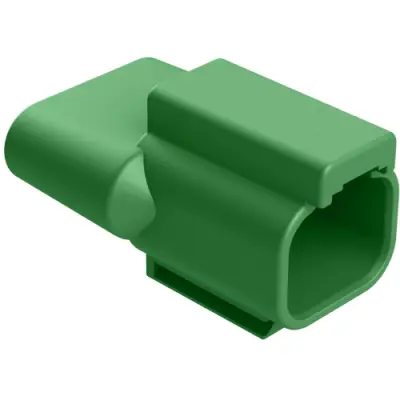 Housing, connector, pin, male, 2 pole, with diode,AT04-2P-RT06 - 1