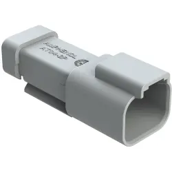 Housing, connector, pin, male, 2 pole, AT04-2P-SS01