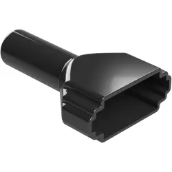 Insulating grommet, 12 pole, PVC, socket, black, AT12S-BT-BK