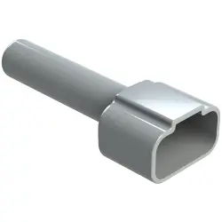 Insulating grommet, 12 pole, PVC, pin, gray, ATM12P-BT