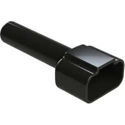 Insulating grommet, 12 pole, PVC, pin, black, ATM12P-BT-BK