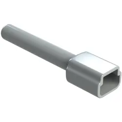Insulating grommet, 3 pole, PVC, pin, gray, ATM3P-BT
