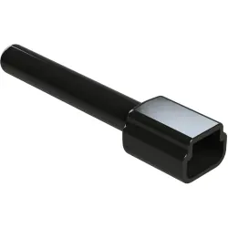 Insulating grommet, 3 pole, PVC, pin, black, ATM3P-BT-BK