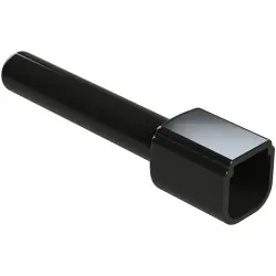 Insulating grommet, 4 pole, PVC, pin, black, ATM4P-BT-BK