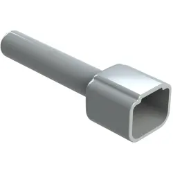 Insulating grommet, 8 pole, thermoplastic, pin, gray, ATM8P-BT