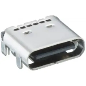 USB-C socket, 24 pole, USB 3.1, PCB connection, 2436 01 - 1