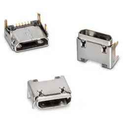 USB-Micro-B socket, 5 pole, USB 2.0, SMD, 629105150521