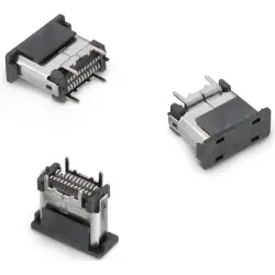 USB-C plug, 24 pole, USB 3.1, SMD, 632722110112