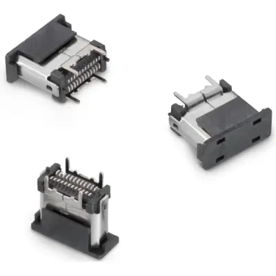 USB-C plug, 24 pole, USB 3.1, SMD, 632722110112 - 1
