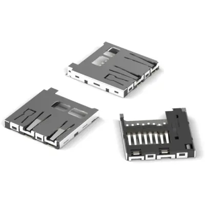 WR-CRD SMT MicroSD Push & Push, 693071020811 - 1