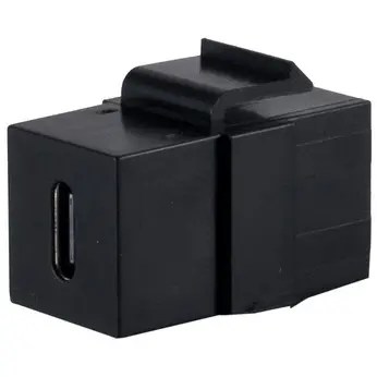 Keystone connector, USB socket type C 3.1 Gen 2 to USB socket type C 3.1 Gen 2, straight, BS08-10040 - 1