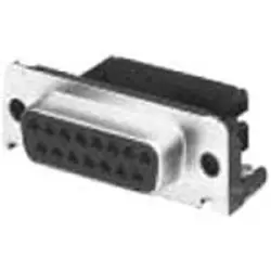 D-Sub socket, 9 pole, standard, angled, solder pin, 5745988-6