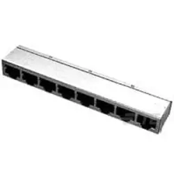 Socket, RJ45, 8 pole, 8P8C, Cat 5, solder connection, through hole, 6116115-4