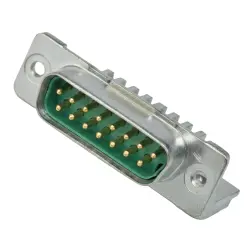 D-Sub plug, 37 pole, standard, angled, solder pin, 6-338171-2