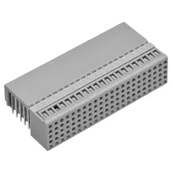 Female connector, 125 pole, pitch 2 mm, angled, 6345008-1