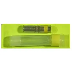 Foil connector with heat shrink insulation, 0.61-1.21 mm², AWG 20 to 16, transparent/blue, 29.21 mm, 650127-000