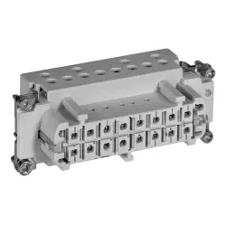 Socket contact insert, 6, 16 pole, tension clamp connection, 7-1103639-9