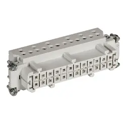 Socket contact insert, 8, 24 pole, tension clamp connection, 7-1103641-9